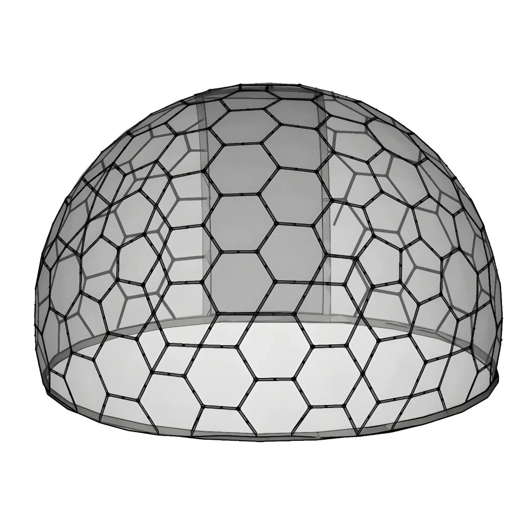MOONIGLOO_1800x1800_4f03b897-e9e4-4a74-bdea-206a60f56c83 moonIGLOO (diametru 4,4M, inaltime 2,15M, cort iglu pentru 8-10 persoane, policarbonat rezistent cu protectie UV) - imagine 1